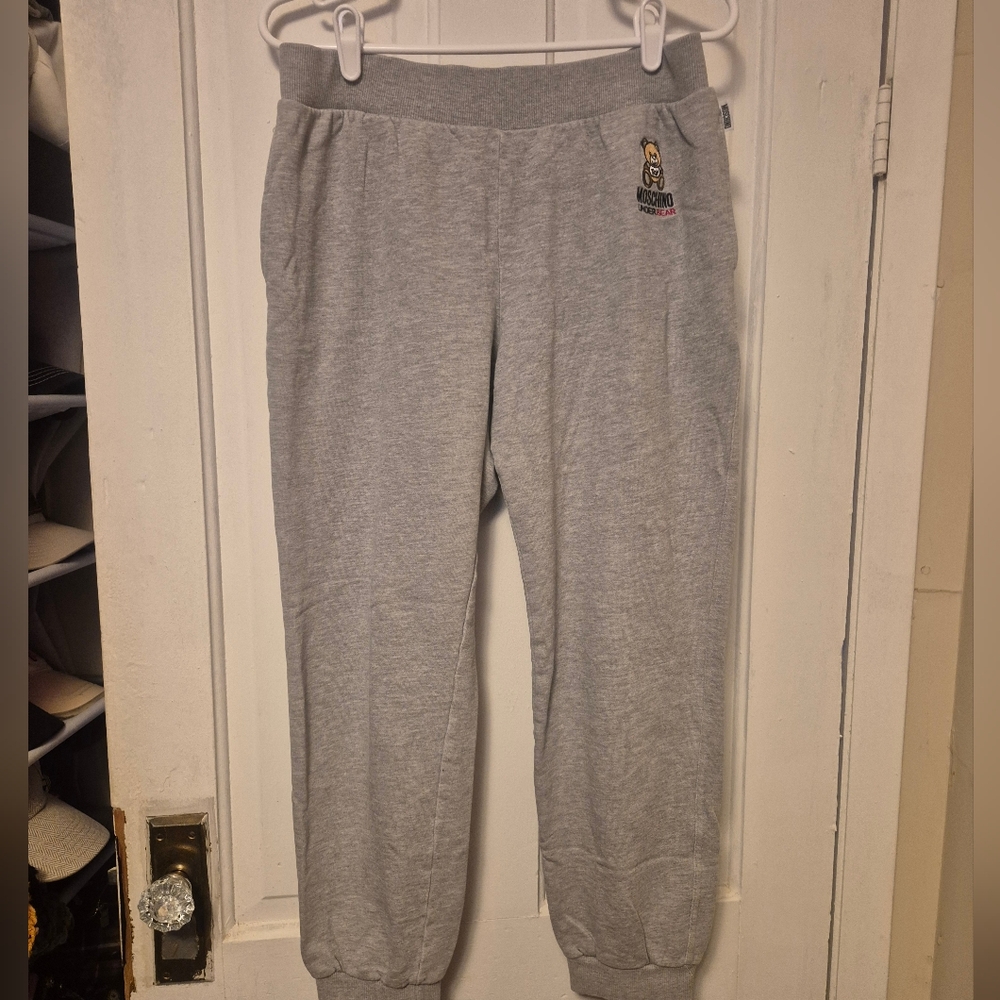 Moschino Underwear Underbear Sweatpants Cotton Grey  Large unisex Like new